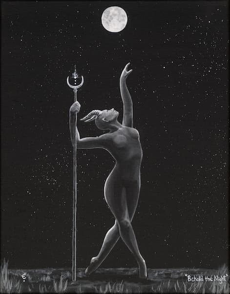 Behold the Night artwork by Eva Creature.