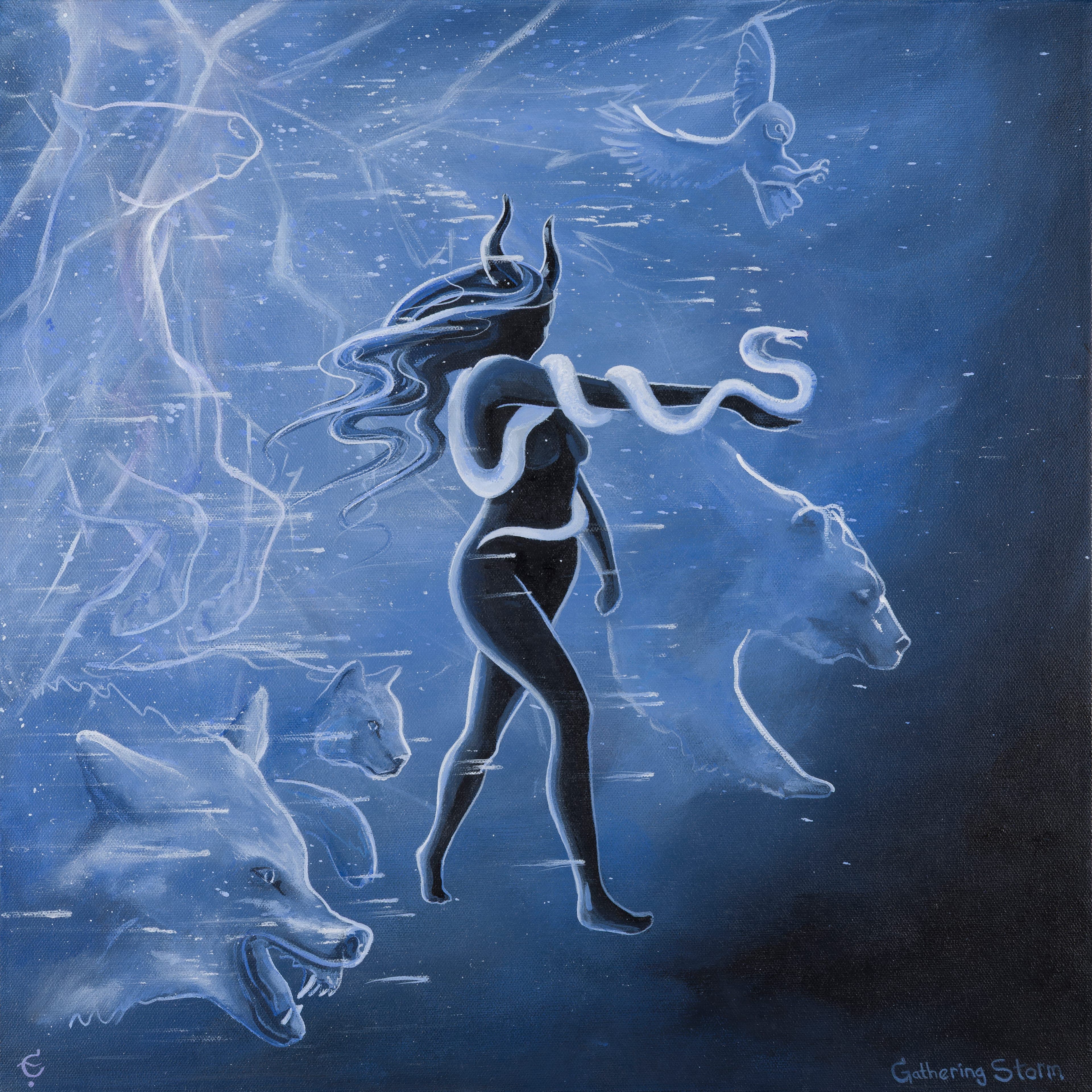 Gathering Storm artwork by Eva Creature.