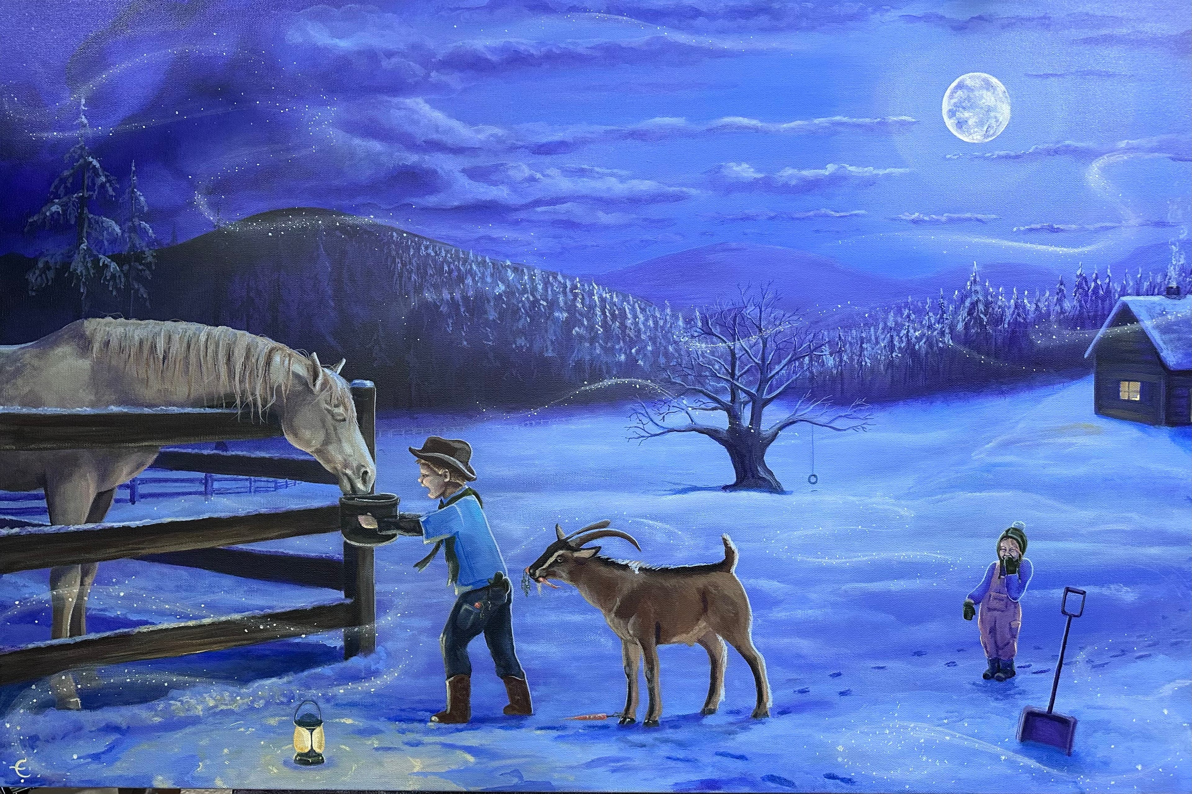 Rascal Moon artwork by Eva Creature.