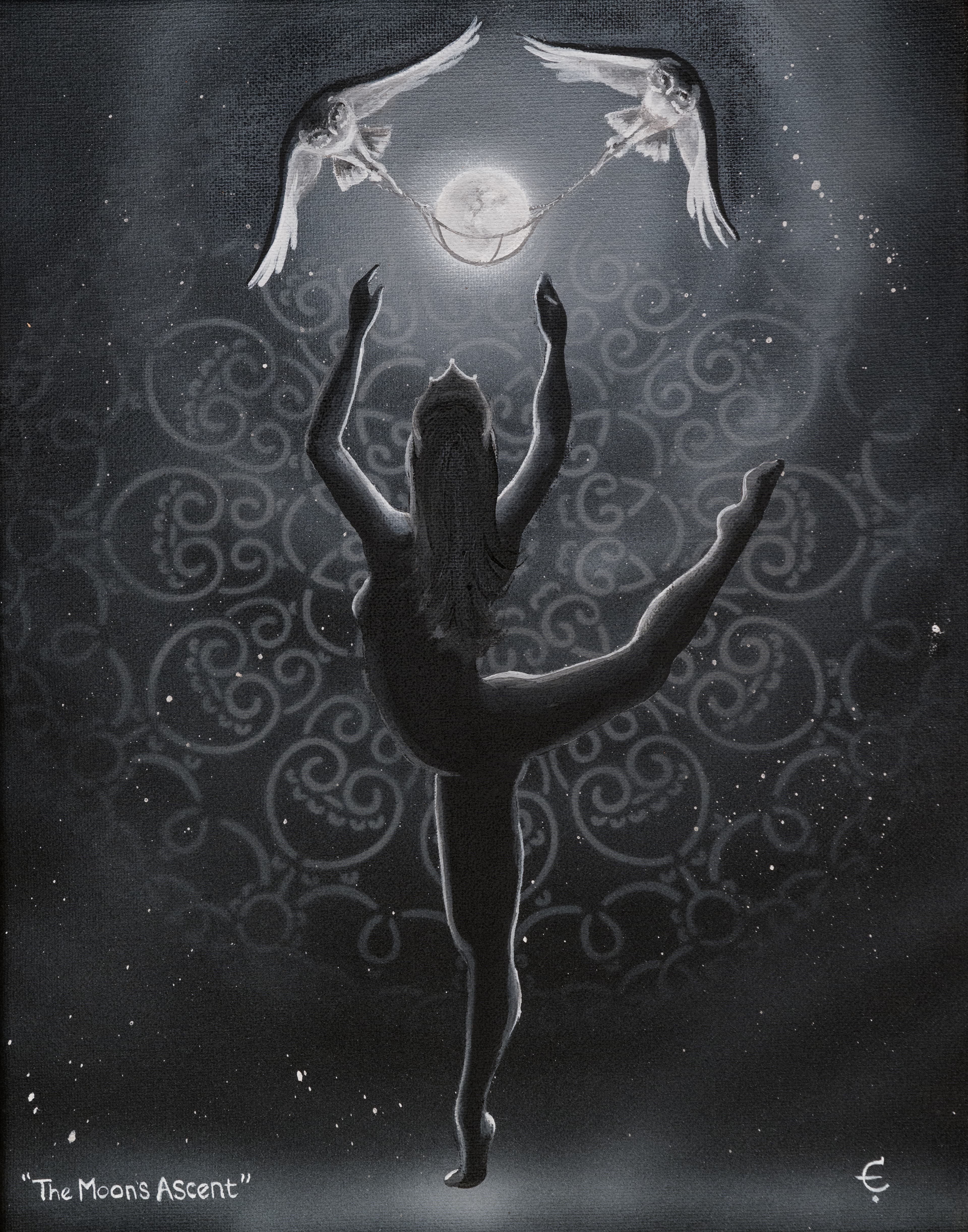 The Moons Ascent artwork by Eva Creature.