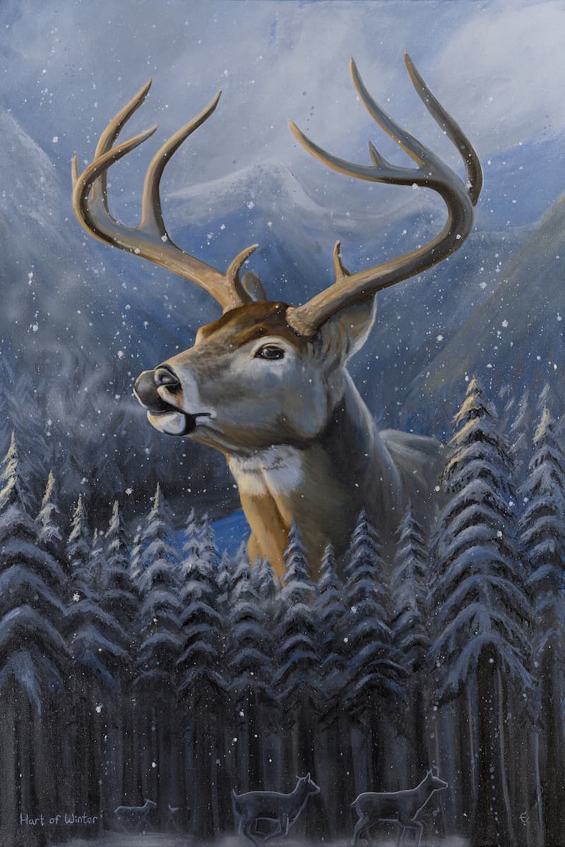 Hart of Winter artwork by Eva Creature.