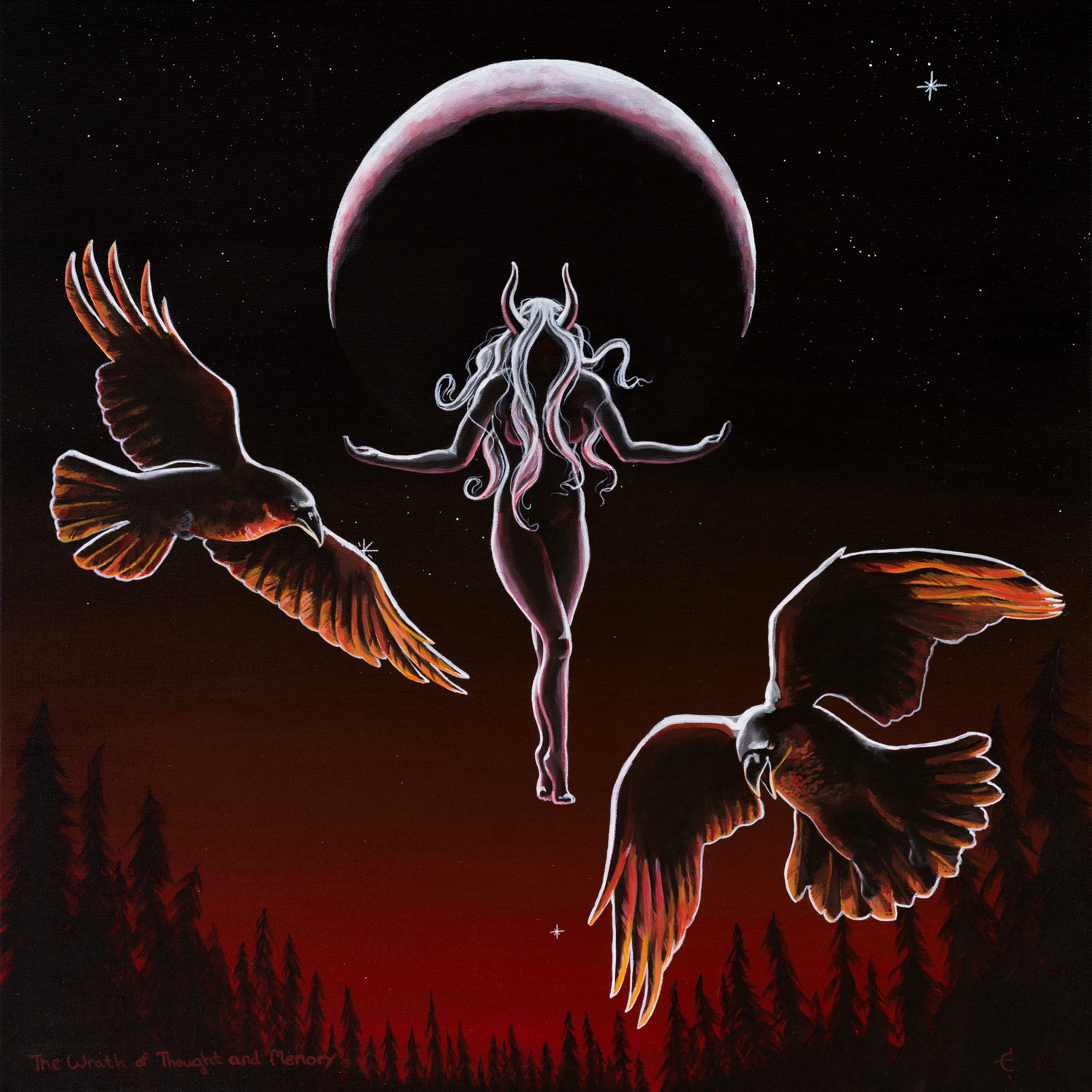 The Wrath of Thought and Memory artwork by Eva Creature.