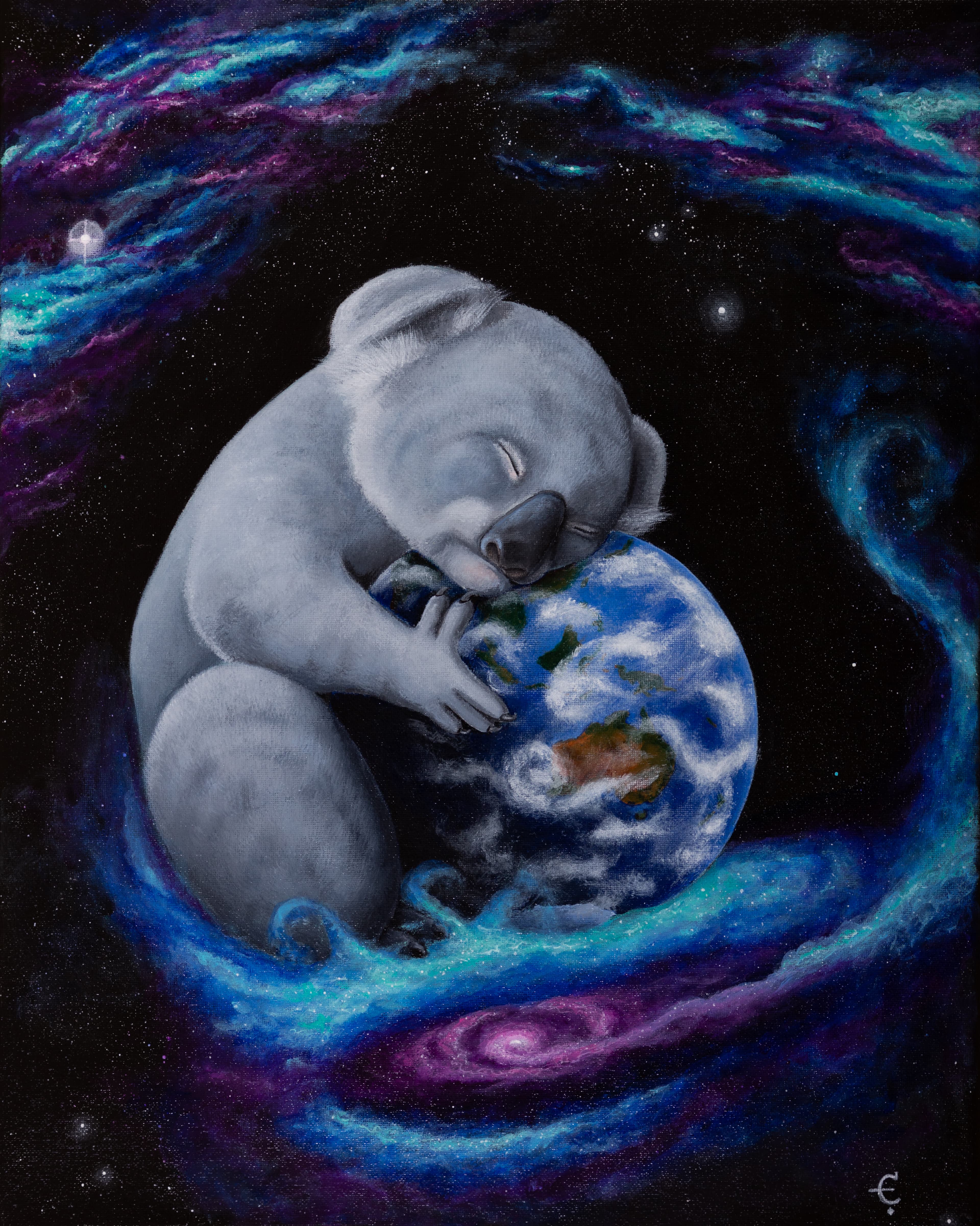 A Cherishing Clutch artwork by Eva Creature.