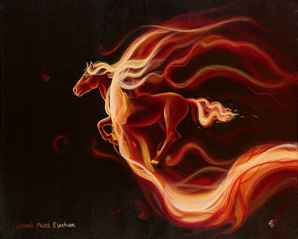 Coronal Mass Ejection artwork by Eva Creature.