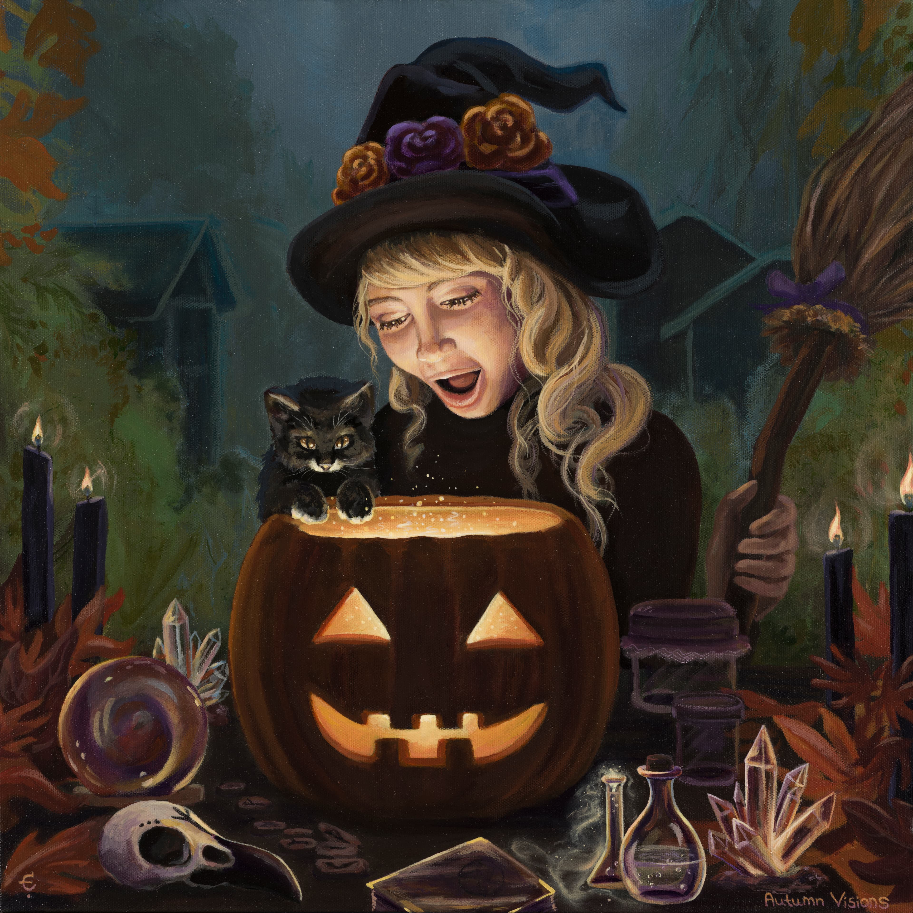 Autumn Visions artwork by Eva Creature.