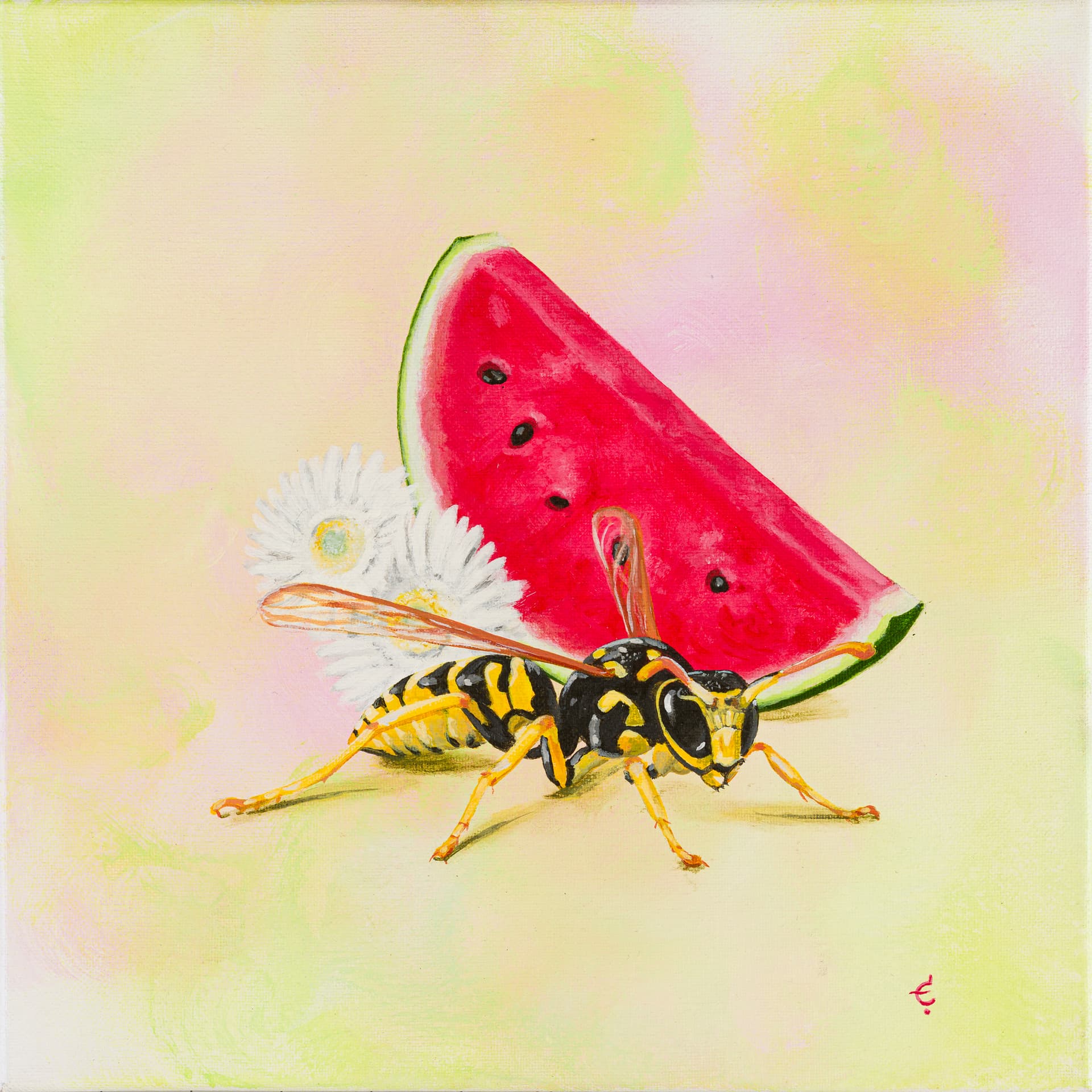 Waspmelon artwork by Eva Creature.