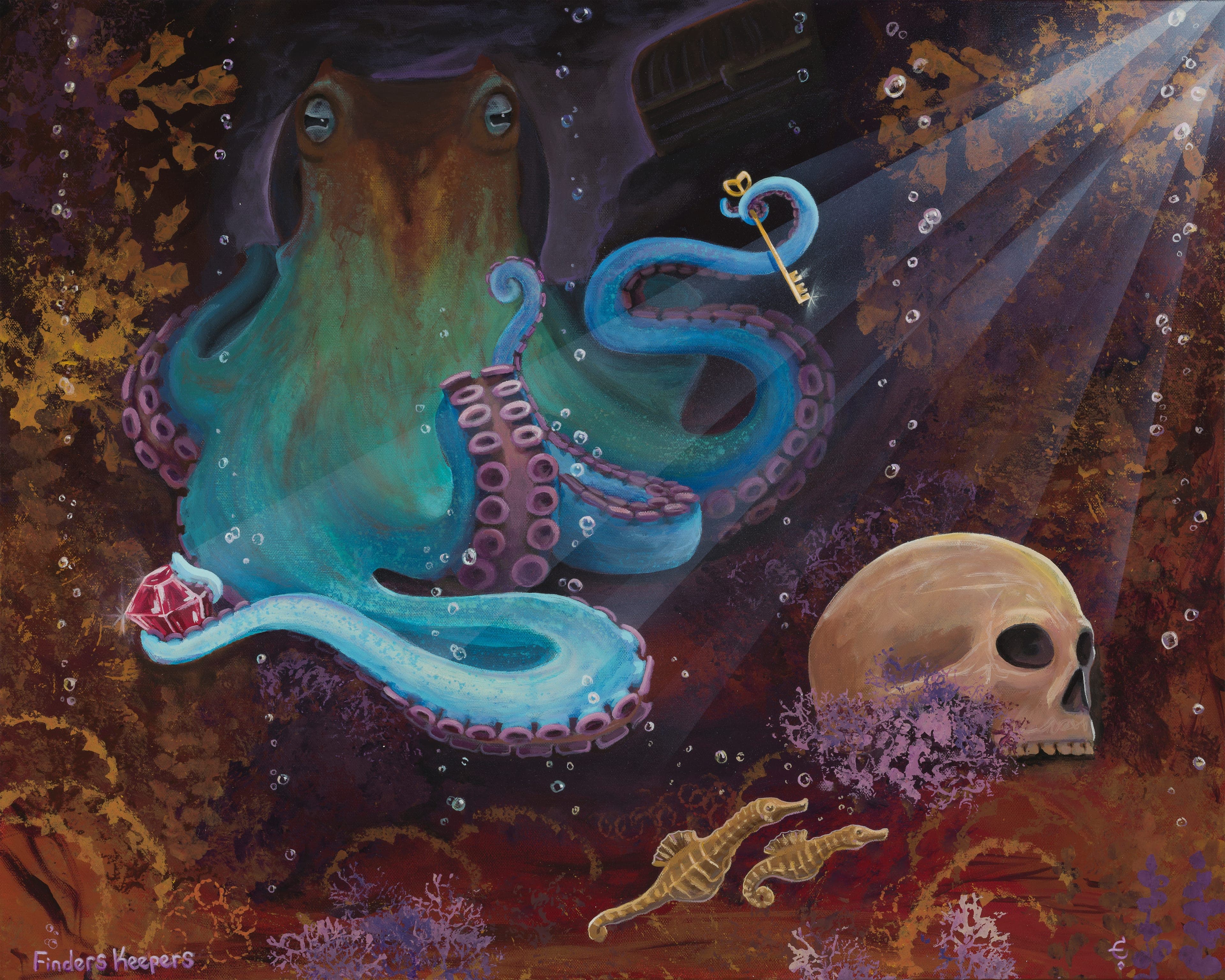 Finders Keepers artwork by Eva Creature.
