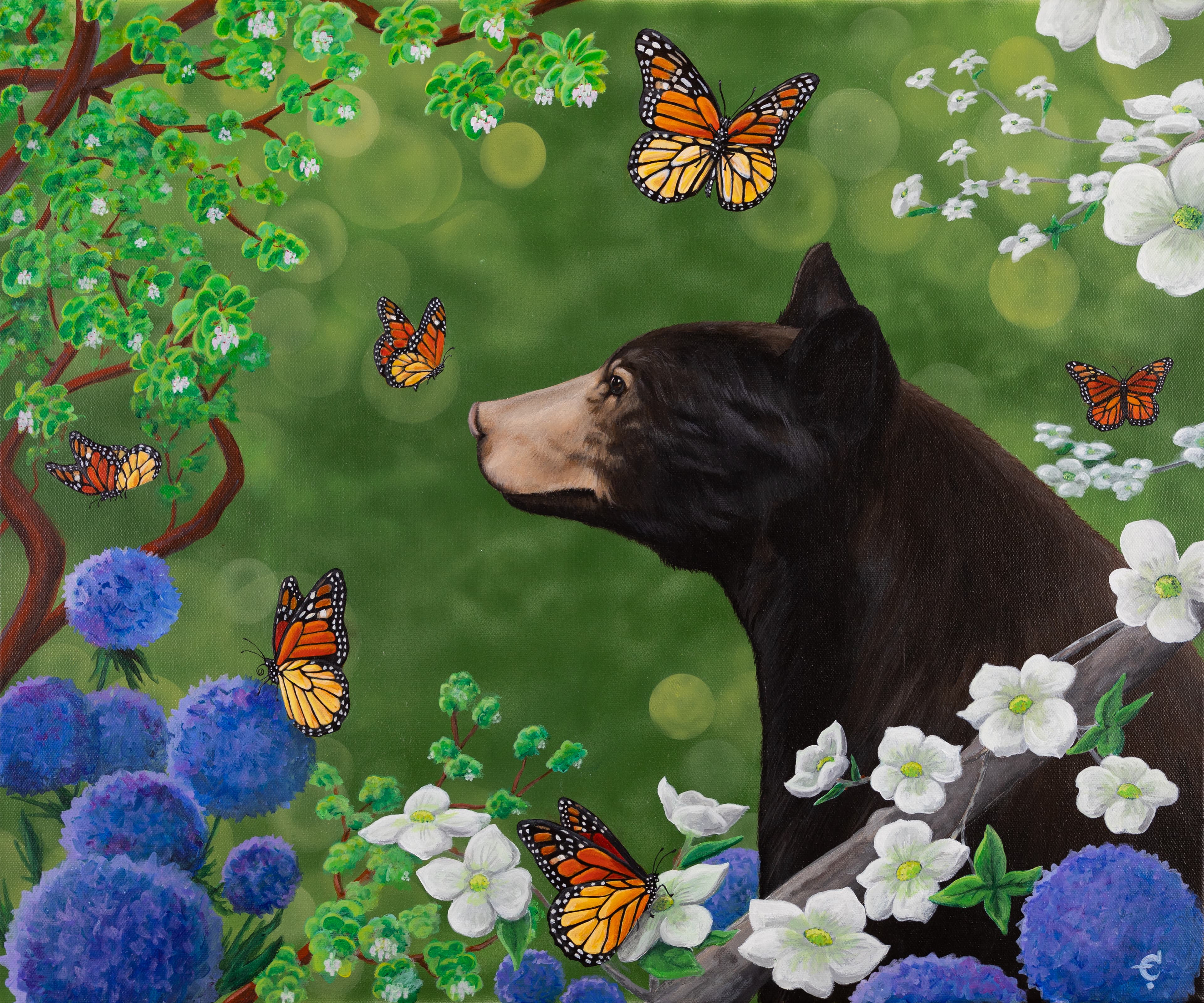 A Delicate Meeting artwork by Eva Creature.