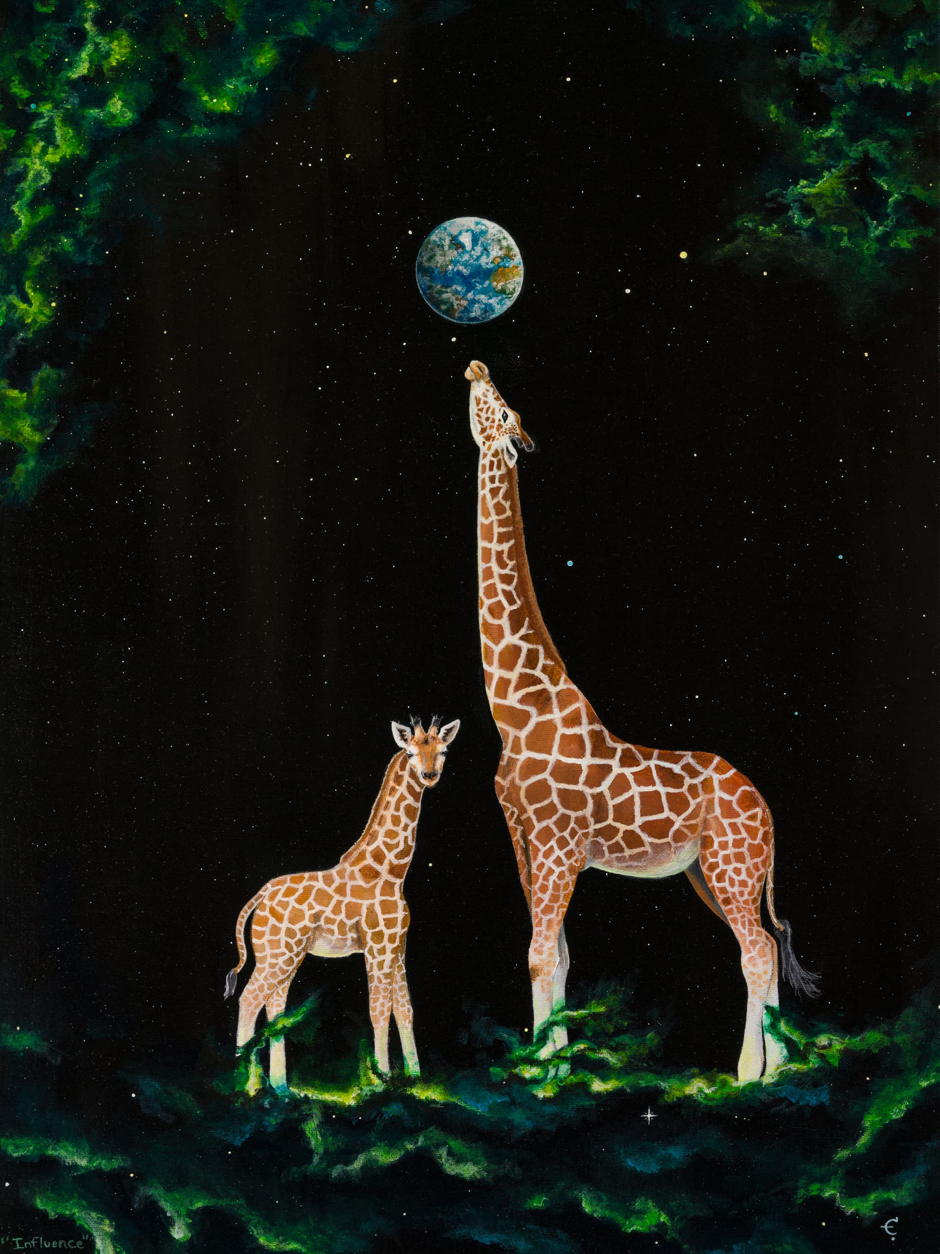 Influence artwork by Eva Creature.