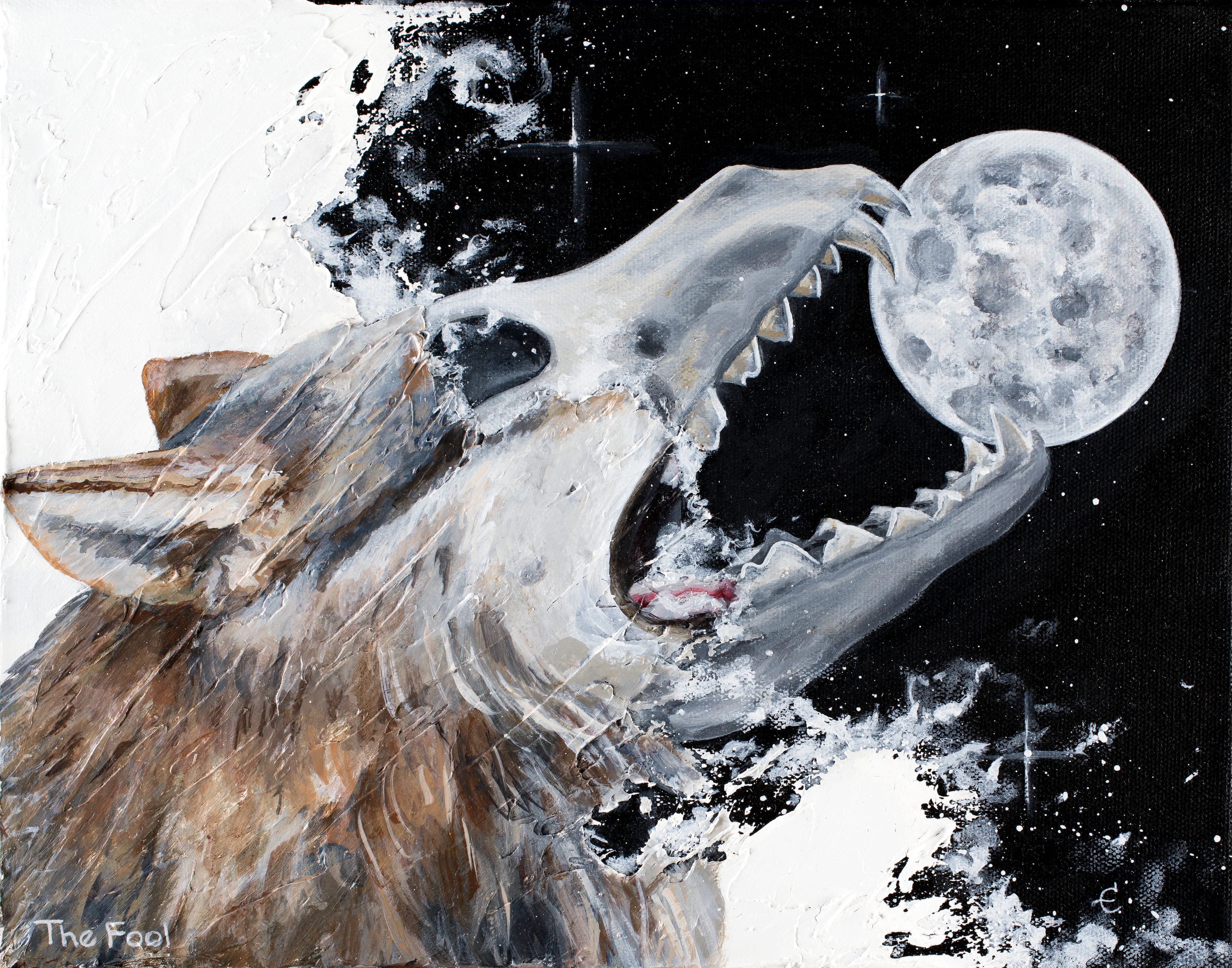 The Fool artwork by Eva Creature.