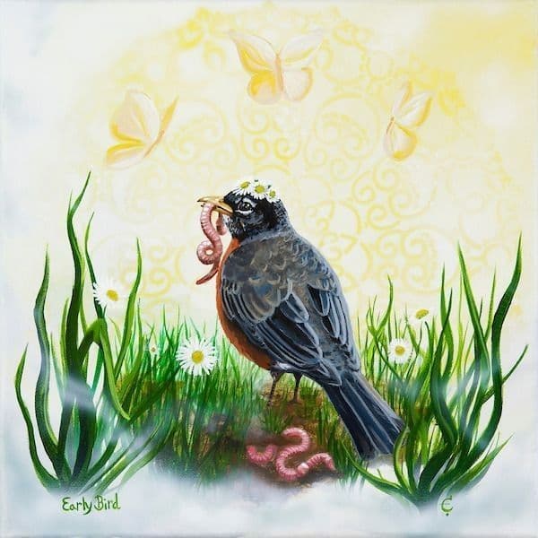 Early Bird artwork by Eva Creature.